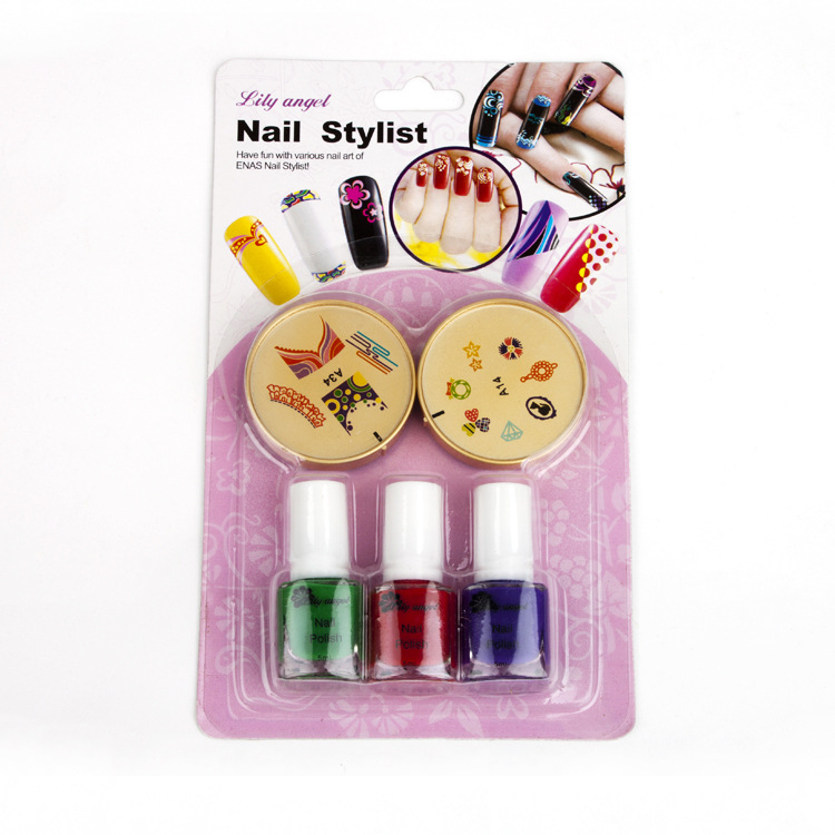 Nail polish set, nail polish print template, print stamp factory direct sales, quality guaranteed Specification image