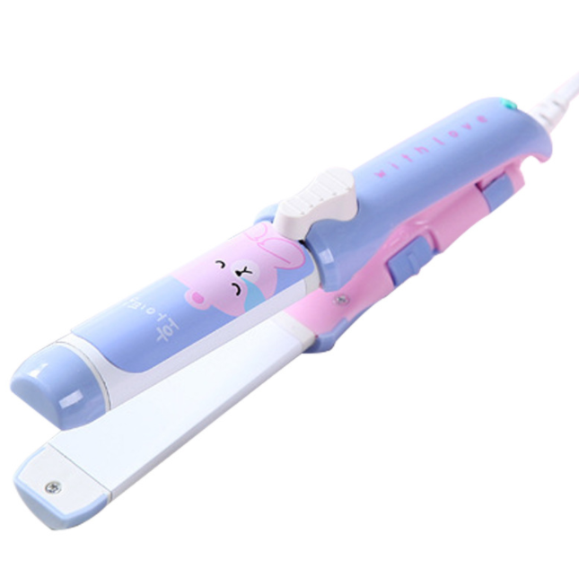 Direct sales and wholesale of mini cartoon, straightening and curling dual-purpose internal clip straighteners, electric irons, animal curling irons and curling rods Item Picture