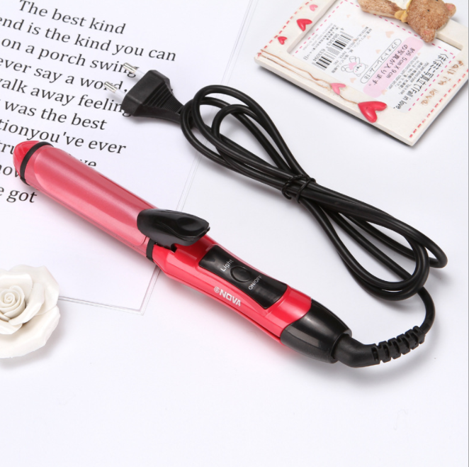 NOVA hair curler, dual-purpose straight and curly hair styling device, hair curling rod, temperature adjustment, dual-purpose hair perming and straightening device, multi-functional Application Scenario