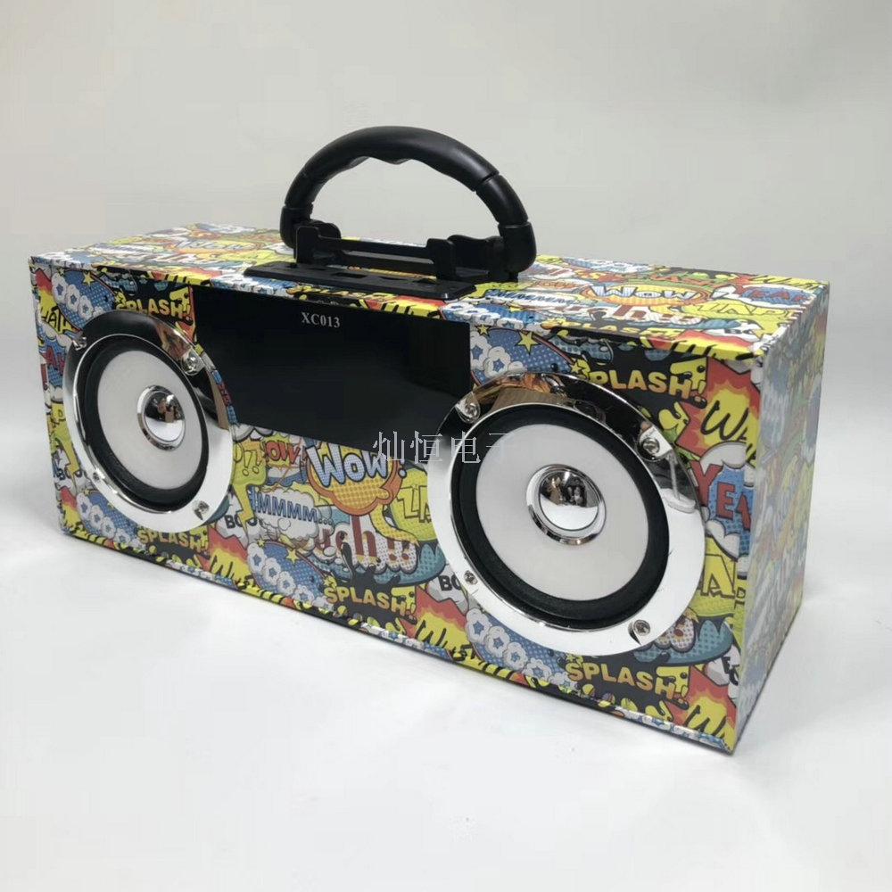 便携式无线蓝牙小音箱大功率音响立体声HIFI音频播放器复古创意产品图