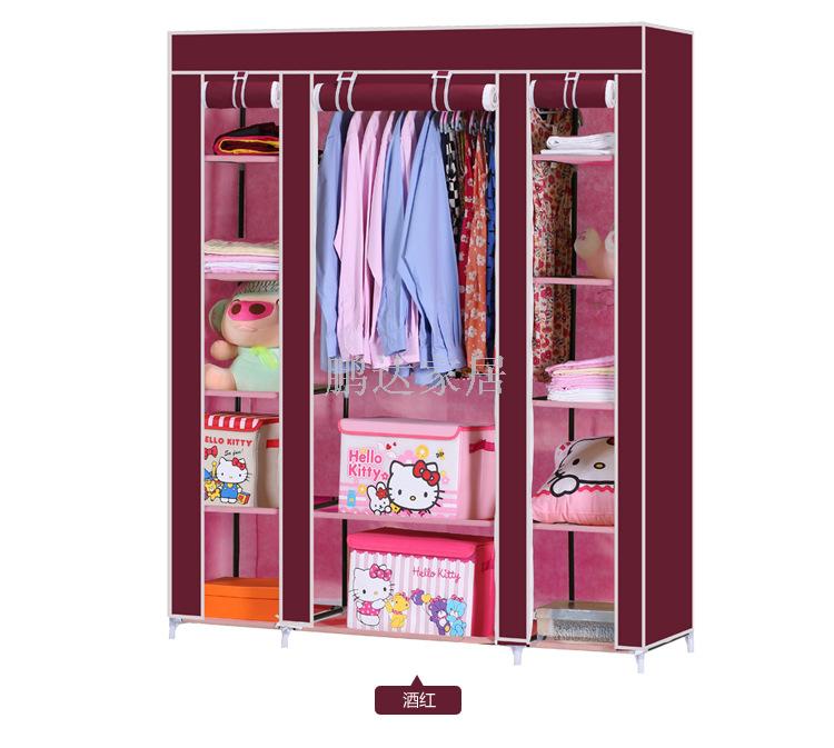 简易衣柜实物图