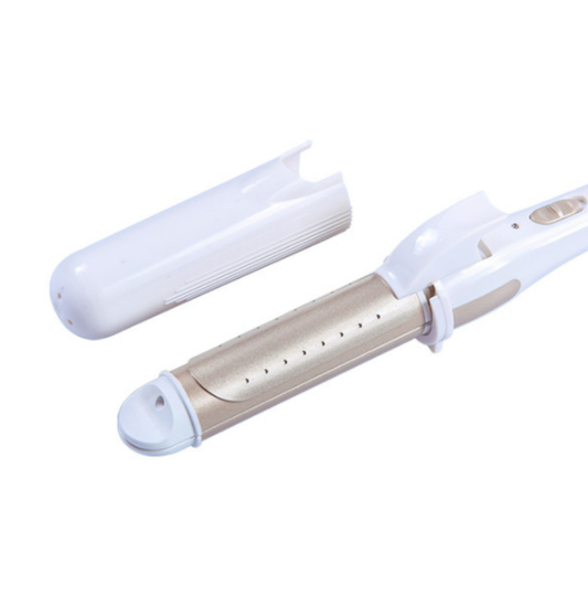 Ceramic electric curling irons, hair straighteners, clamps for both dry and wet straightening, large inner curls, bangs without damaging hair, a perfect perming tool Item Picture