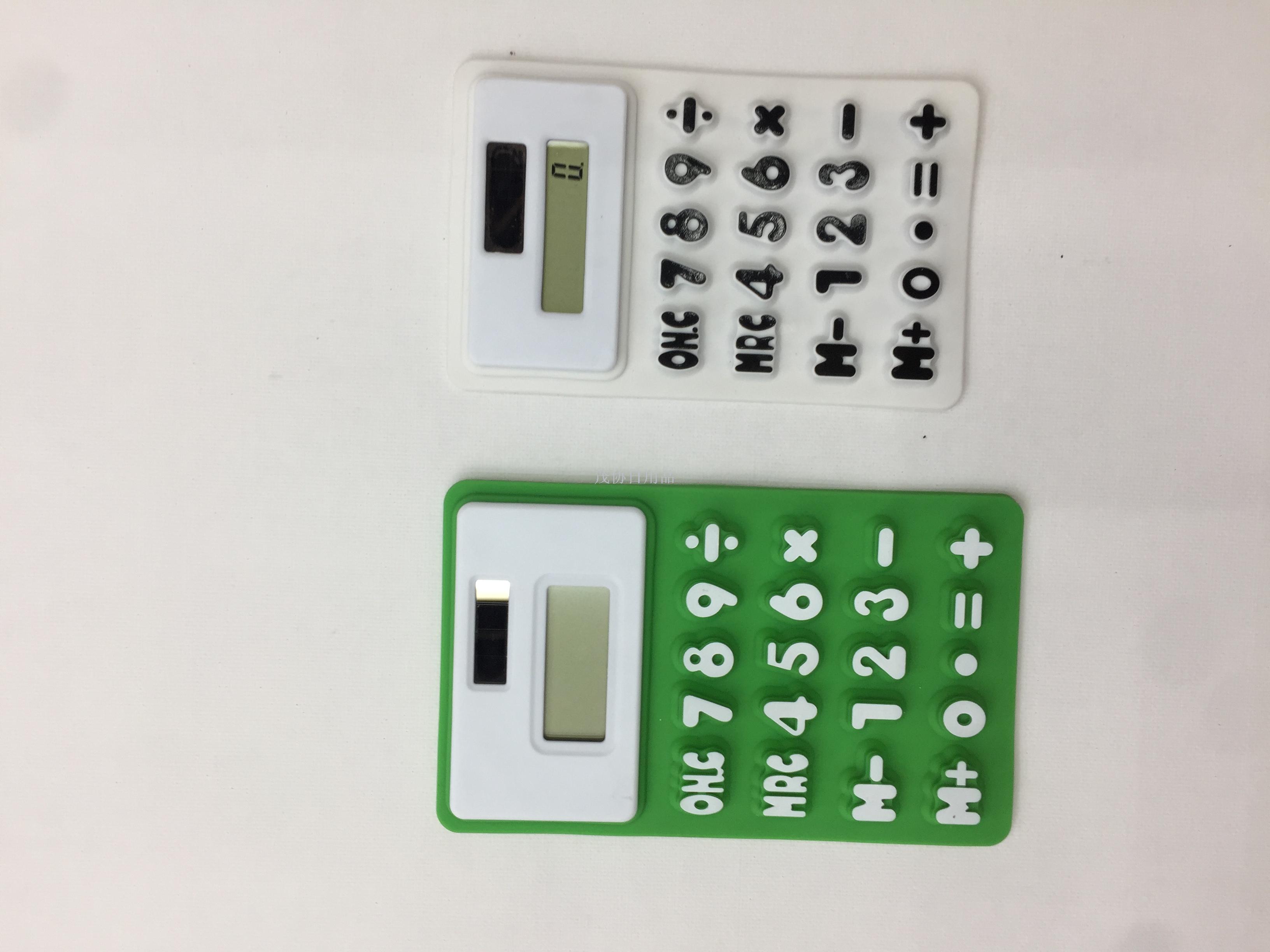 Manufacturers supply small silicone calculators Soft rubber calculators can be customized solar calculator