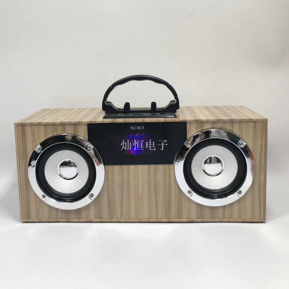 便携式无线蓝牙小音箱大功率音响立体声HIFI音频播放器复古创意