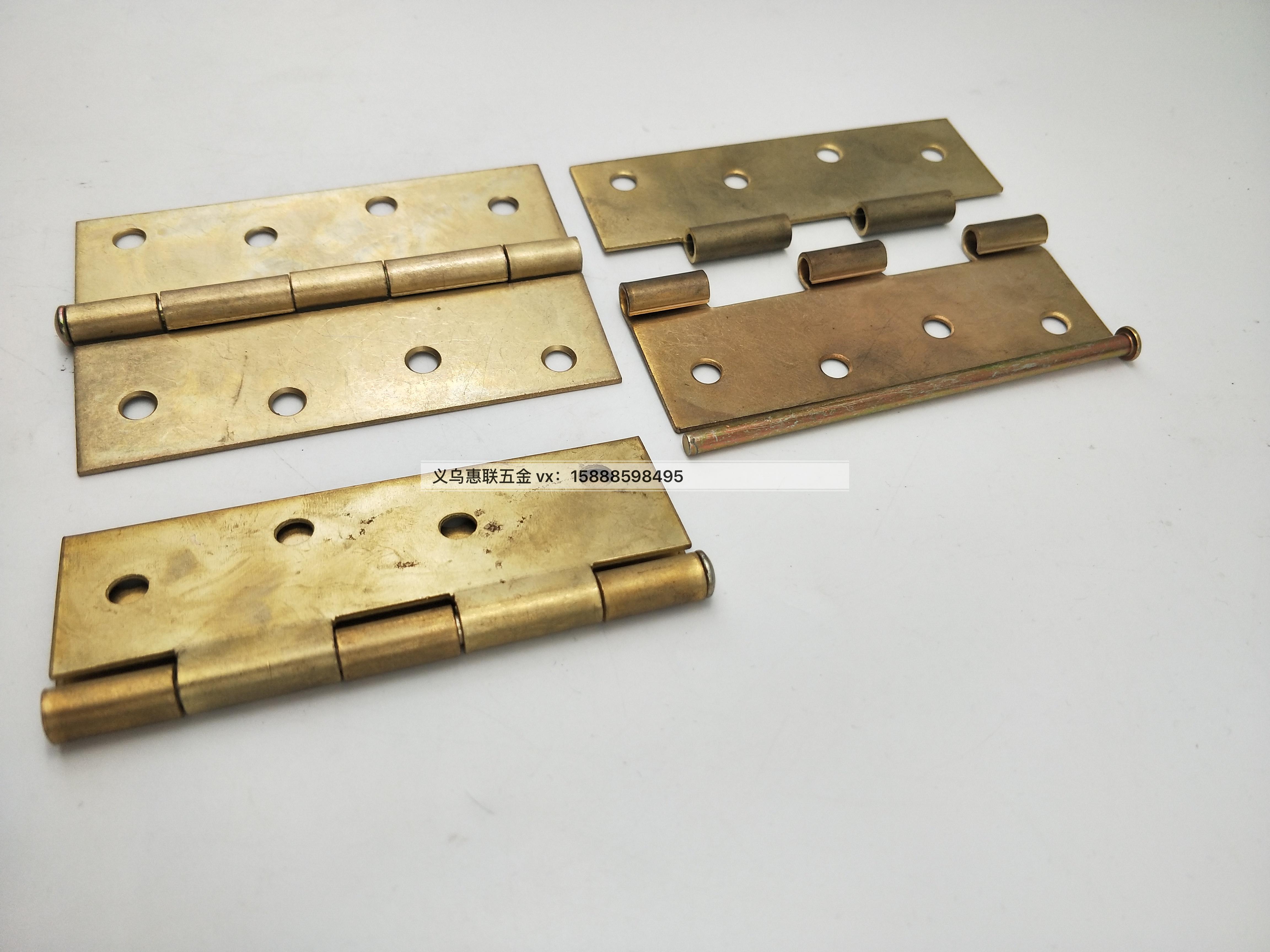 Cabinet door hinge copper-plated core-pulling hinge
