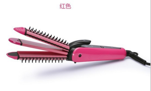 Three-in-one multi-functional curling iron, electric curling iron and corn silk for export straight hair Specification image
