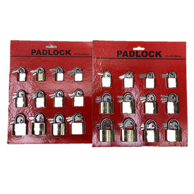Padlock Gold-sprayed padlock suction padlock copycat copper padlock thumbnail