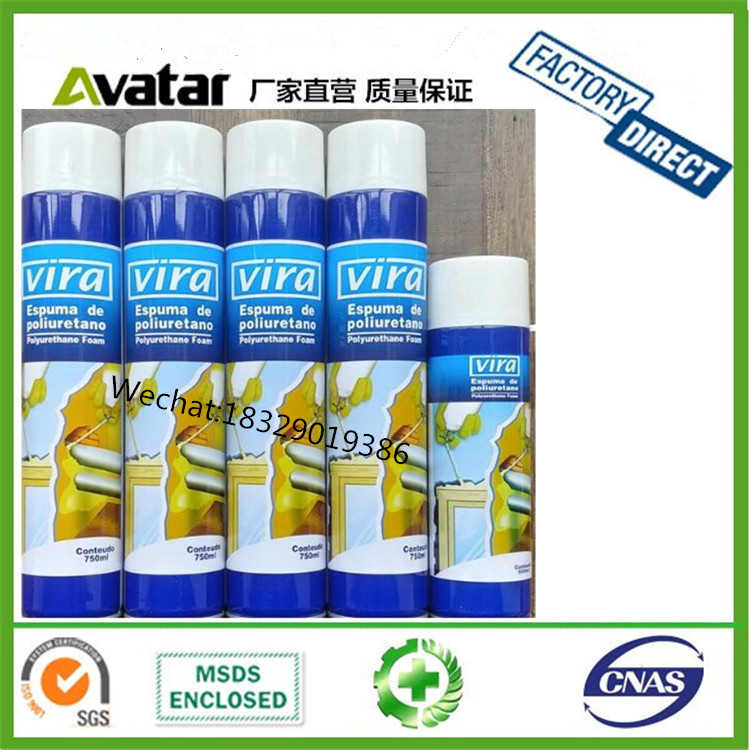 Source factory direct sales VIRA foaming agent VIRA foam caulk VIRA small bottle foam glue wholesale VIRA large bottle foam glue