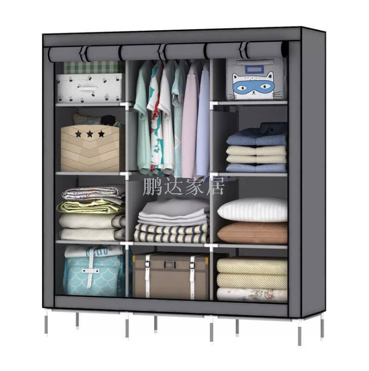 布衣柜/布衣橱/收纳柜白底实物图