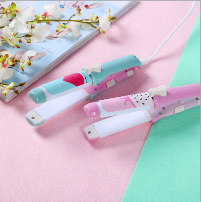 Wholesale mini animal hair straighteners, electric straighteners, dual-purpose air bangs, electric curling irons, curling rods and hair care devices Item Picture