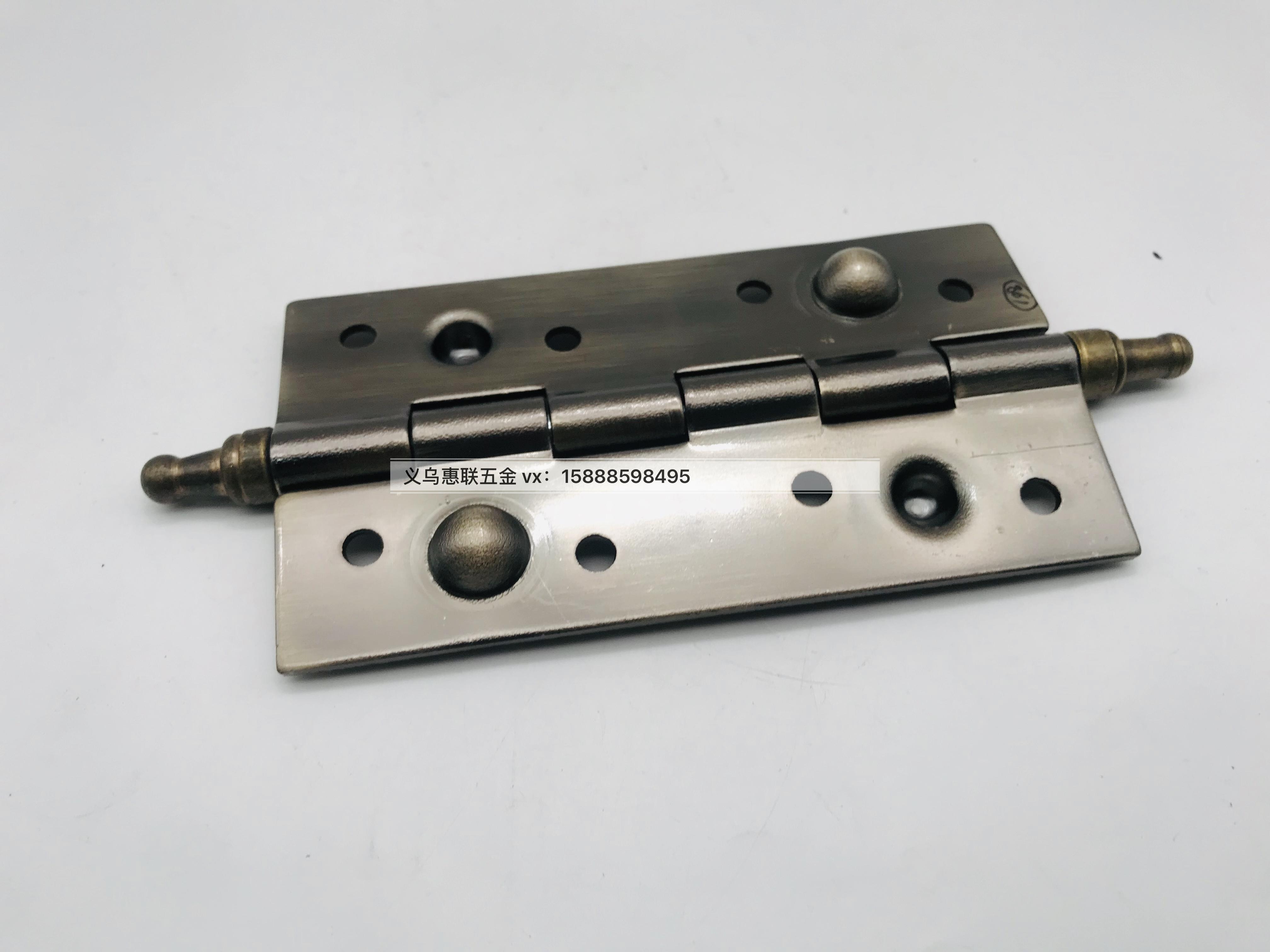 Crown head mute damped hinged cabinet door hinges electroplated and polished