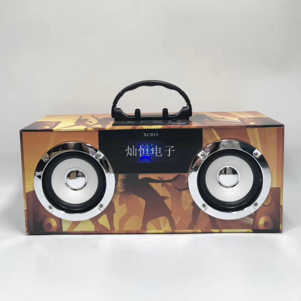 便携式无线蓝牙小音箱大功率音响立体声HIFI音频播放器复古创意细节图
