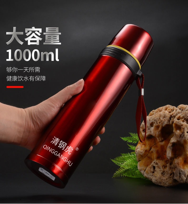 Factory direct sales of stainless steel bullet-shaped insulated cups, portable and simple men's and women's cups, large-capacity student and children's cups