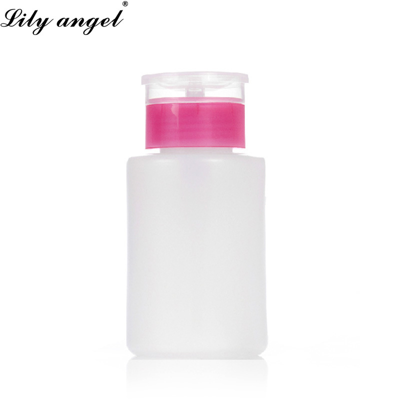 lilyangel Nail Care 120ml Press Bottle with Lid Lock Nail Care Press Bottle Cleaning Liquid, Nail Removal Liquid, Disinfectant Application Scenario