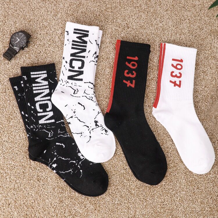 Men's and women's socks Punk style socks stockings stockings stockings cotton socks thumbnail