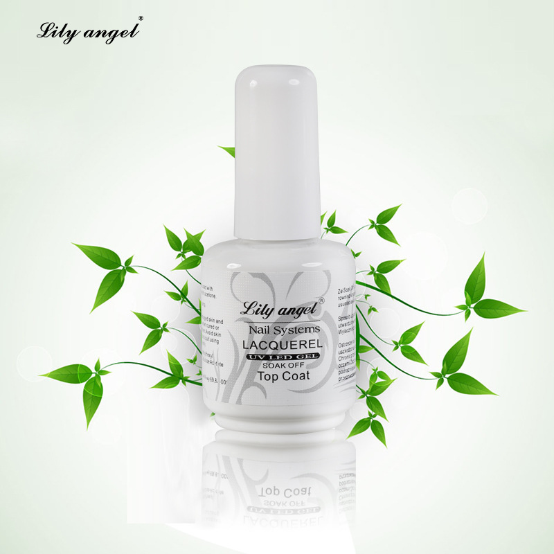 lilyangel detachable washable Seal 15ml Transparent seal gel phototherapy nail polish factory direct sales