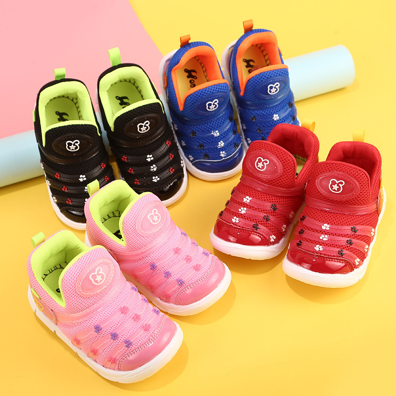 2018 new men and women variety Caterpillar children double network toddler shoes portable children shoes manufacturer direct sale