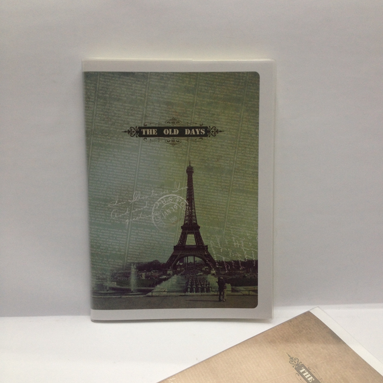 Plastic cover Notebook 520 past Feelings 32K leather cover diary Notepad 80 sheets Item Picture