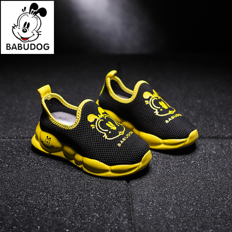 19 new summer web celebrity fashion girls net surface breathable flying woven shoes babu dog children's casual shoes Application Scenario