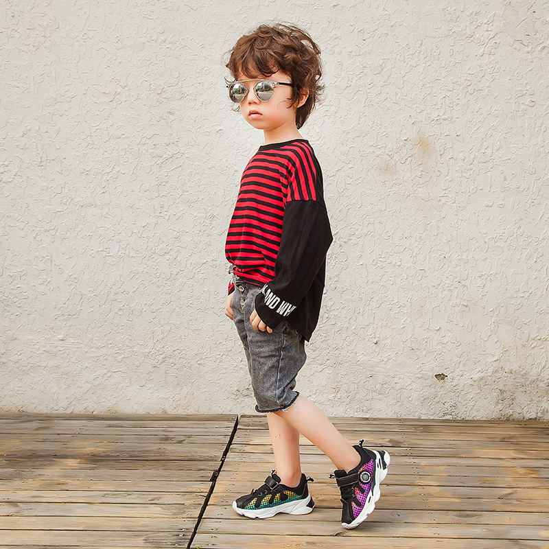 Soft bottom baby toddler shoes for boys sneakers for girls 1-5 mesh shoes for children Breathable mesh casual shoes