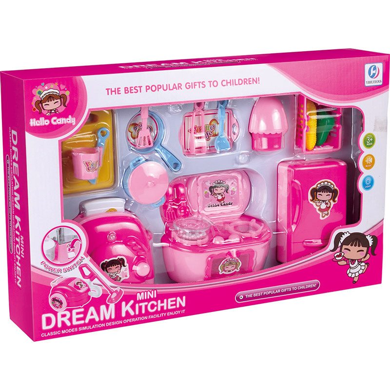 儿童玩具过家家小家电仿真小家电厨房过家家玩具粉扑洗衣机礼盒细节图