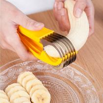 Kitchen gadgets Stainless steel blade banana cutter Banana slicer Cucumber and ham are available