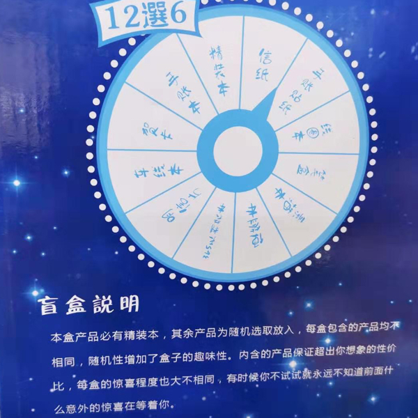 520 Notebook set Fu Bag mystery gift Stationery blind box random 6 types Application Scenario