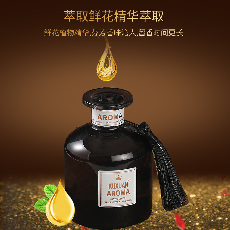 酒店香薰居家室内香水空气清新剂 无火藤条香薰礼品套装厂家细节图
