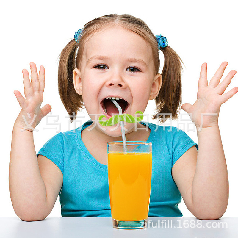 Creative Beard Straws Web Red Straws From Stock Beard Creative Party Funny Atmosphere Drink Straws details Picture