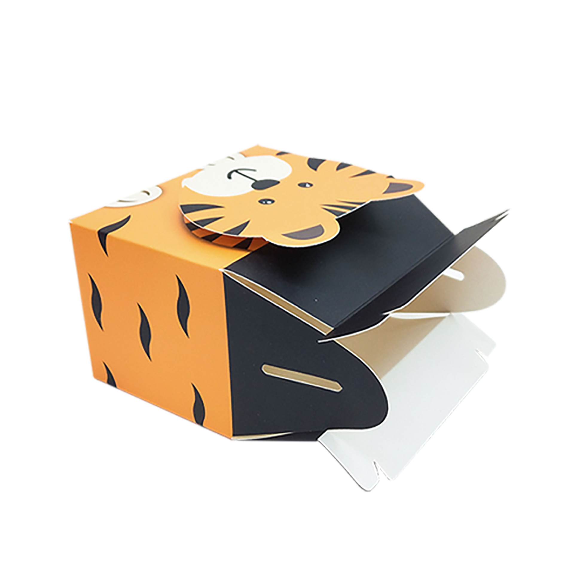 儿童节卡通可爱动物礼品盒 糖果盒 可折叠 生日节日活动 创新 设计详情4