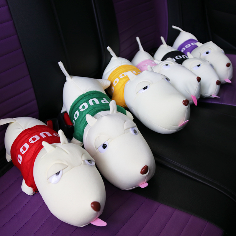 Car bamboo charcoal big dog cartoon long-mouthed dog bamboo charcoal bag, car deodorizing, fresh air, cute decoration bamboo charcoal bag details Picture