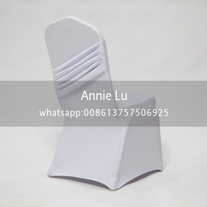 Hot-selling new air layer back wrinkled chair cover, wedding banquet chair cover, tablecloth solid color chair cover, tablecloth decoration