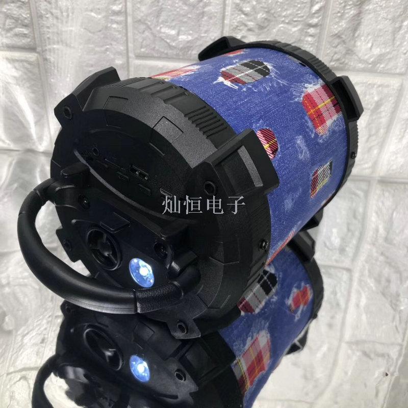 Nuevo 5 pulgadas portátil bluetooth speaker con LED antorcha plug card radio de audio inalámbrico subwoofer de venta caliente en América del Sur Specification image
