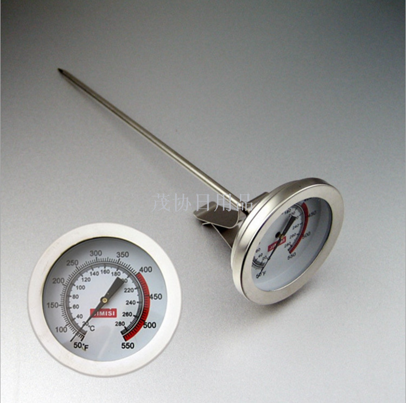 Stainless steel Fried thermometer milk tea \ coffee \ stove \ Thermometer \ High temperature test thermometer