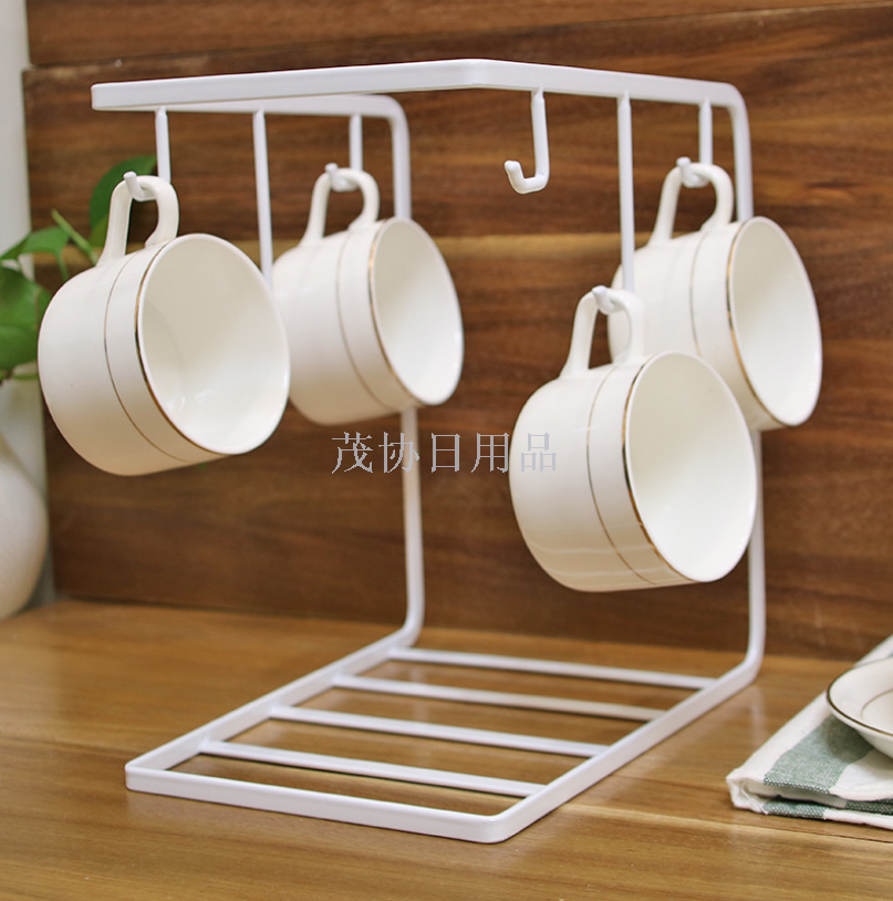 Iron art cup holder Cup holder Domestic glass holder water cup hanger water cup holder mug