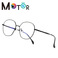 超轻多边形眼镜框光学可配近视眼镜架定制学生装饰金属复古平光镜图
