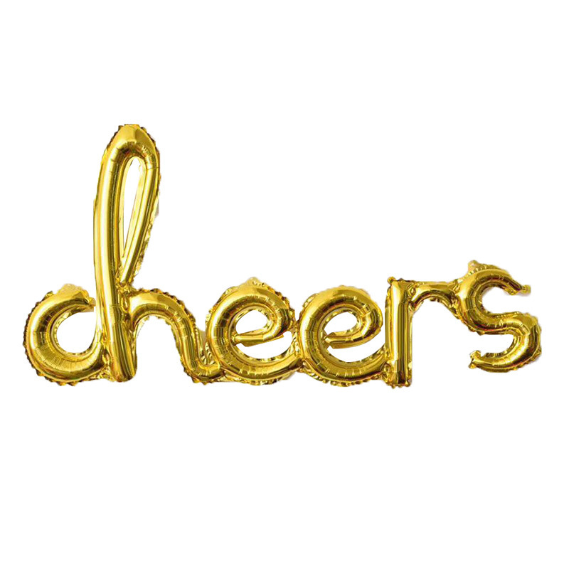 Letter-shaped aluminum film balloon one-piece cheer birthday party aluminum foil balloon decoration wedding lovers' party decoration Application Scenario