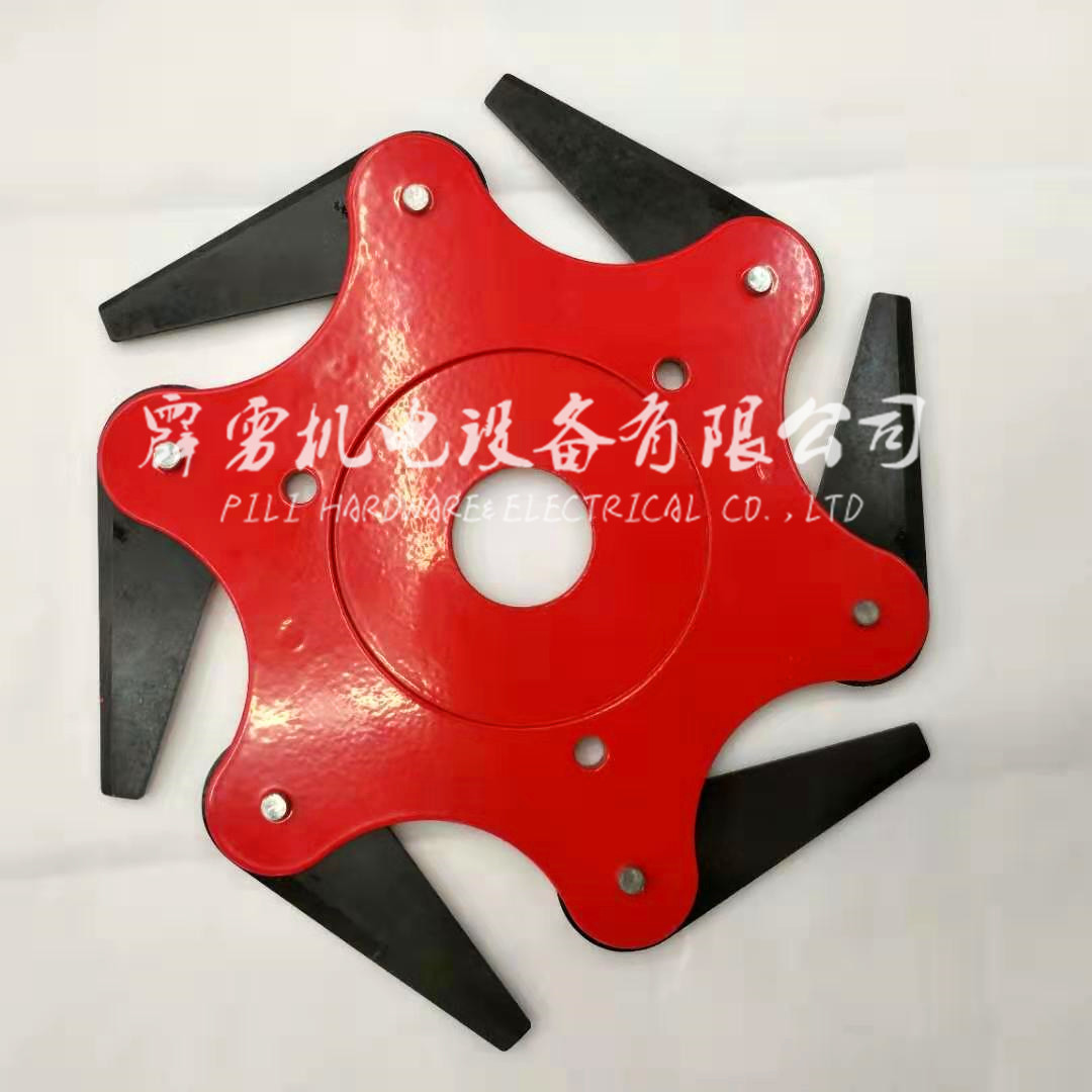 割草机刀片/六叶刀打草头/正反面均可使用/六叶旋风刀片打草头