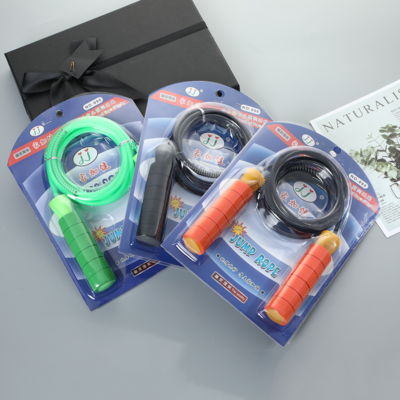 成人运动健身PVC跳绳 中考比赛耐磨轴承跳绳 室内锻炼运动跳绳