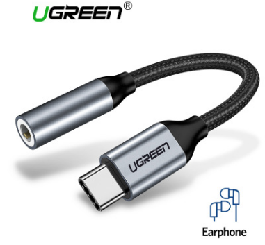 Ugreen Type C 3.5 Jack Earphone Cable USB C to 3.5mm AUX