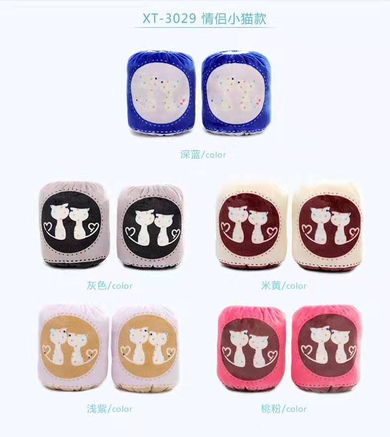 热销韩版袖套 新款韩版绒布儿童防污袖套 学生短款护袖 处理套袖细节图