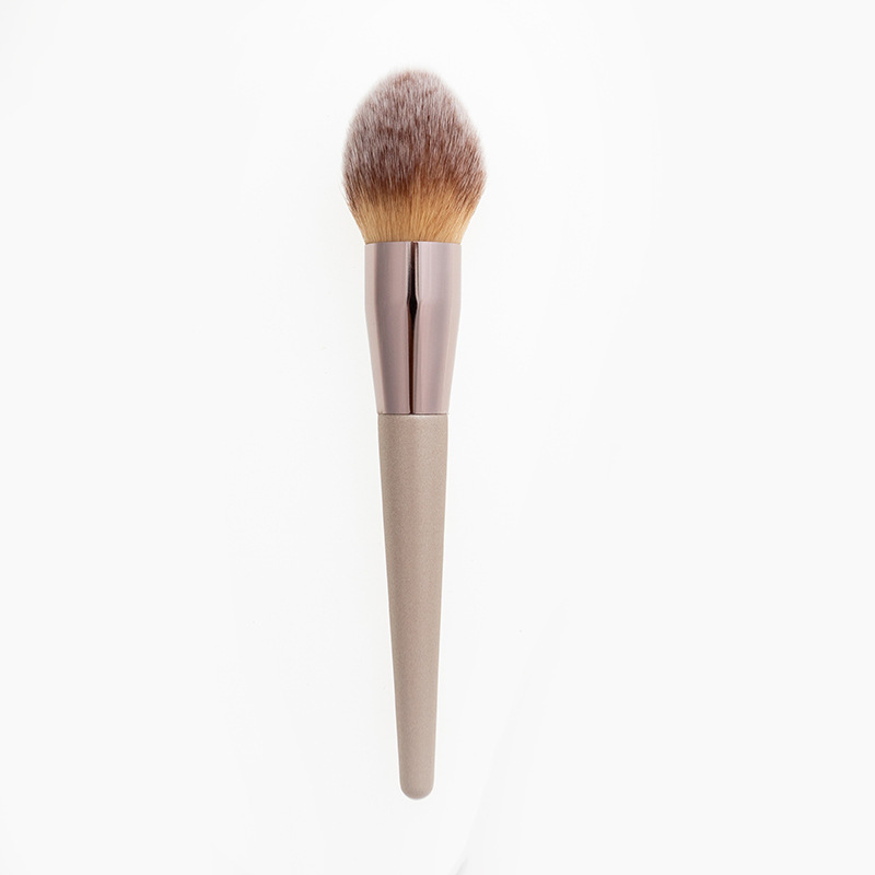 Factory-processed and customized beauty tools, high-end champagne gold foundation brush, eyeshadow brush, single set wholesale Specification image