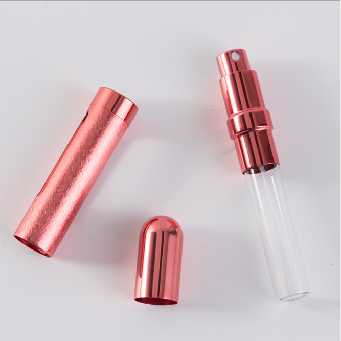 12ml portable aluminum foil bullet-shaped perfume bottle, glass bottle, spray perfume tube, perfume holder, portioned bottle Application Scenario