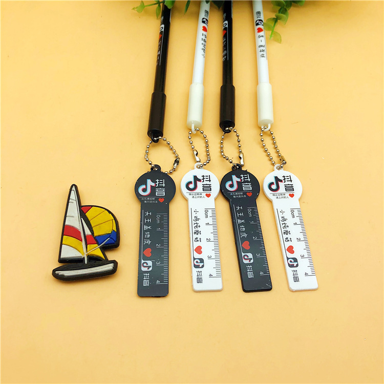 Douyin ruler neutral pen lovers can wipe pen