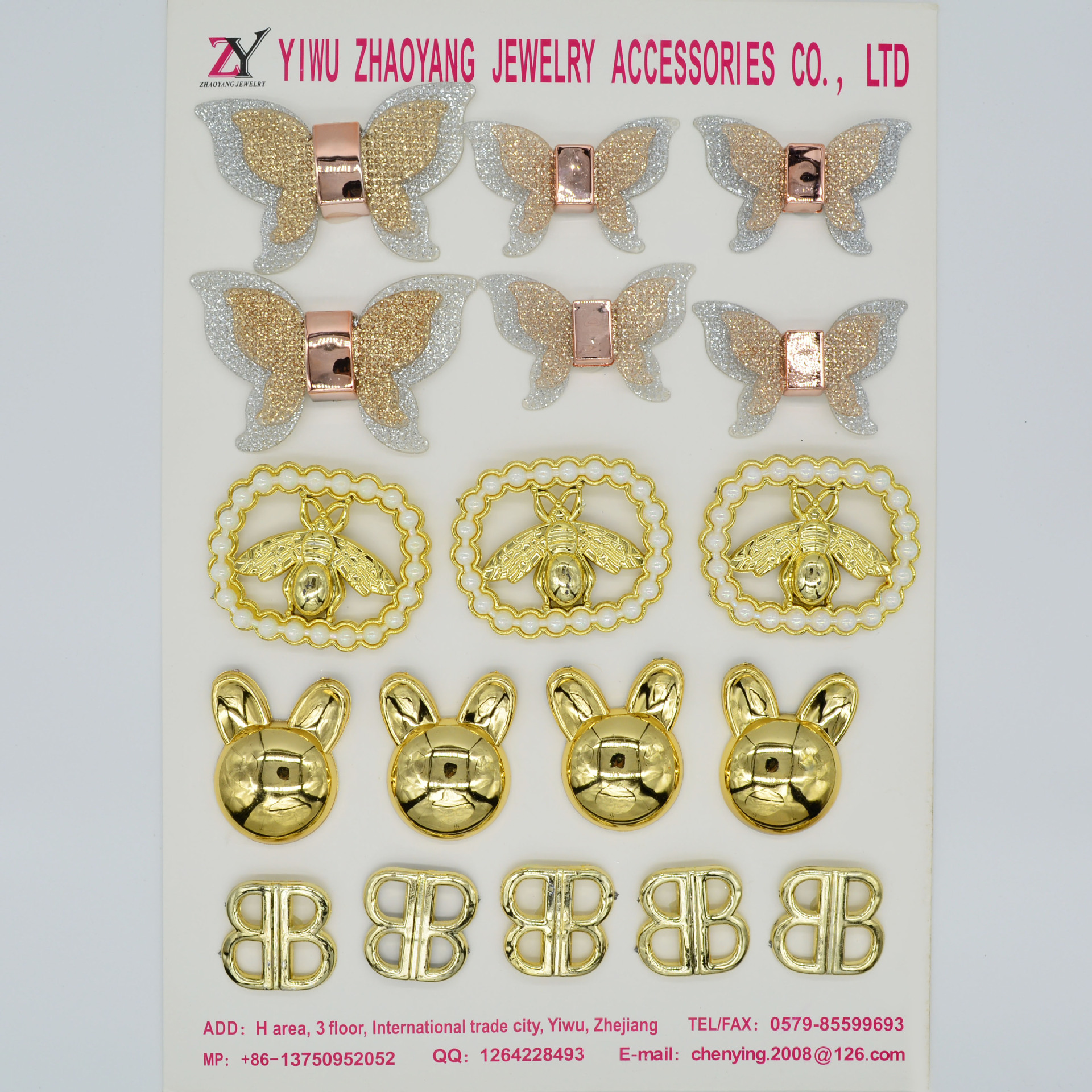新款上市春夏凉鞋人字拖塑料鞋花 义乌手工鞋花 可订做 zy082920