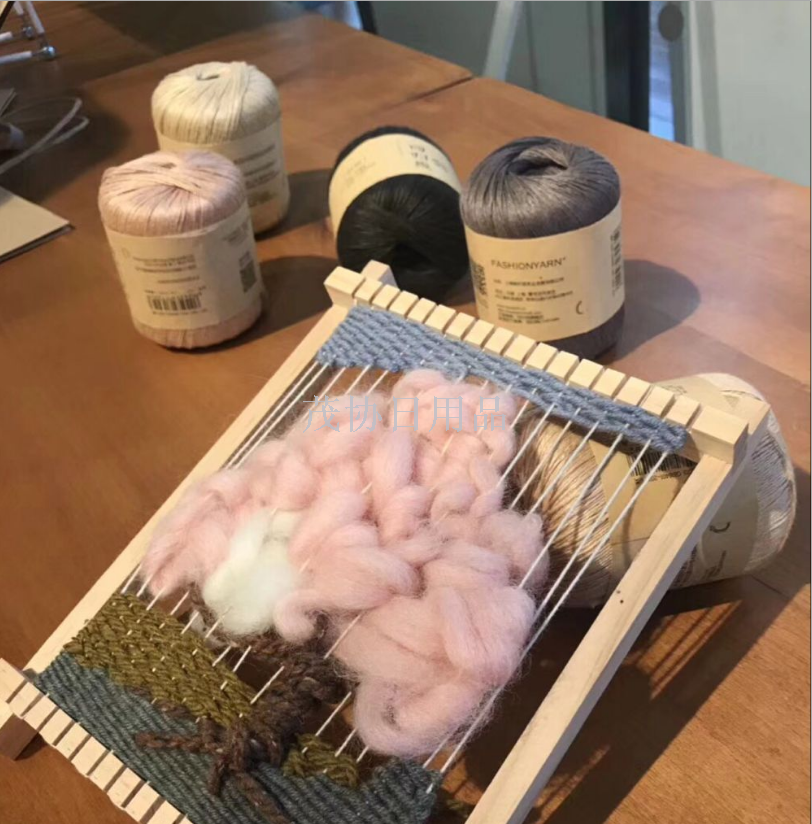 科技小制作DIY织布机 手工发明编织模型材料科学实验组装益智玩