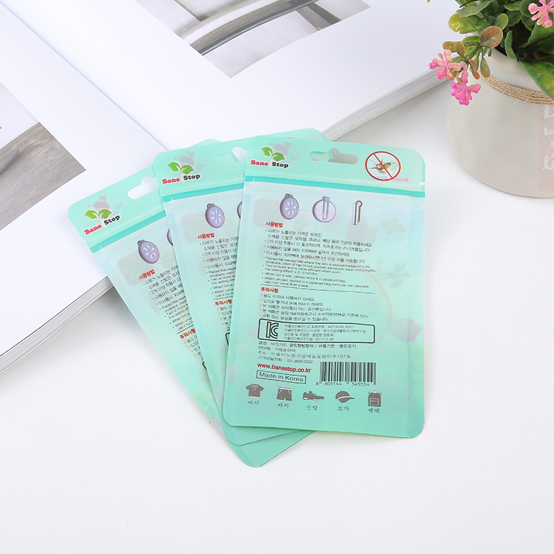 Factory direct sales of mosquito repellent wristbands, self-sealing plastic bags, PETCPP composite bags, customized LOGO patterns details Picture