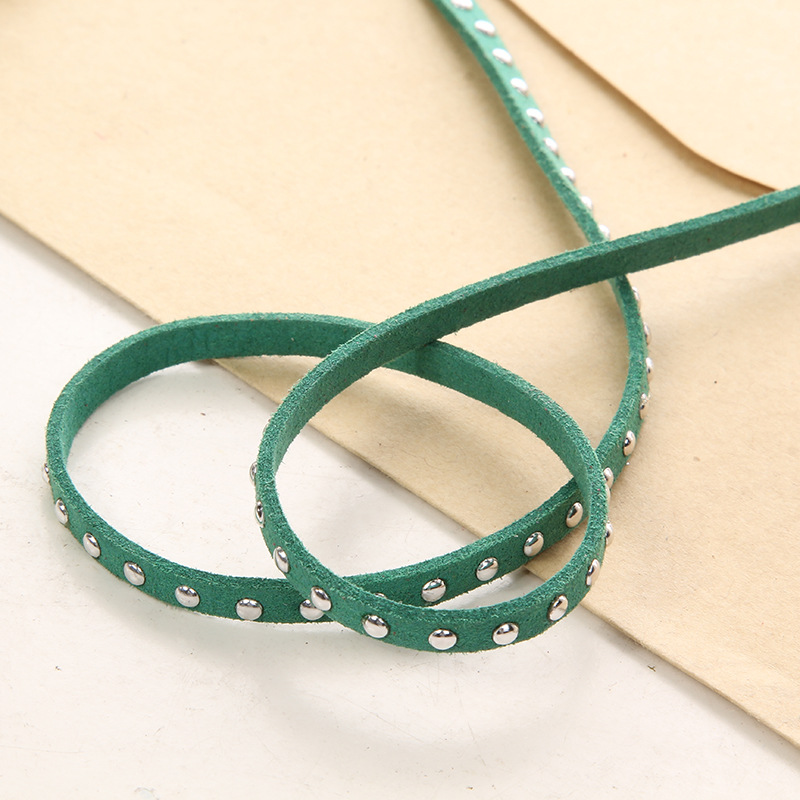 2018 new style custom fashion 5MM Korean-style velvet embossed diamond riveted clothing accessories DIY jewelry accessories direct sales wholesale details Picture