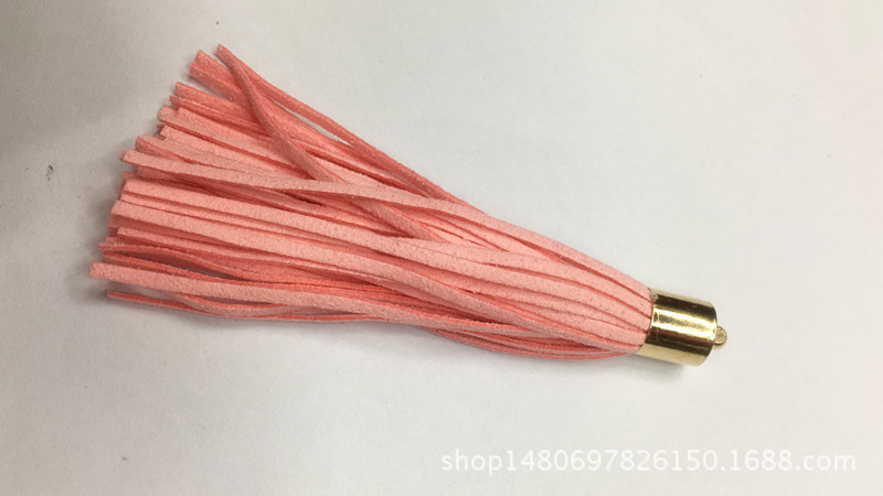 Gold Copper Cap Microfiber Thin Korean Velvet Leather Fringe Diy Accessories Accessories Bag Mobile Phone Spot Wholesale Application Scenario