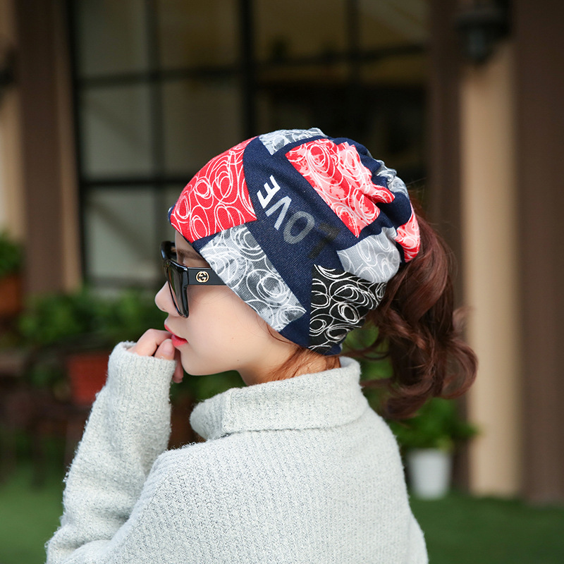 Korean Version Of Winter Pullover Hat Foreign Trade New Pregnant Women's Monthly Hat Outdoor Sports Knitting Hat Manufacturers Wholesale Specification drawing
